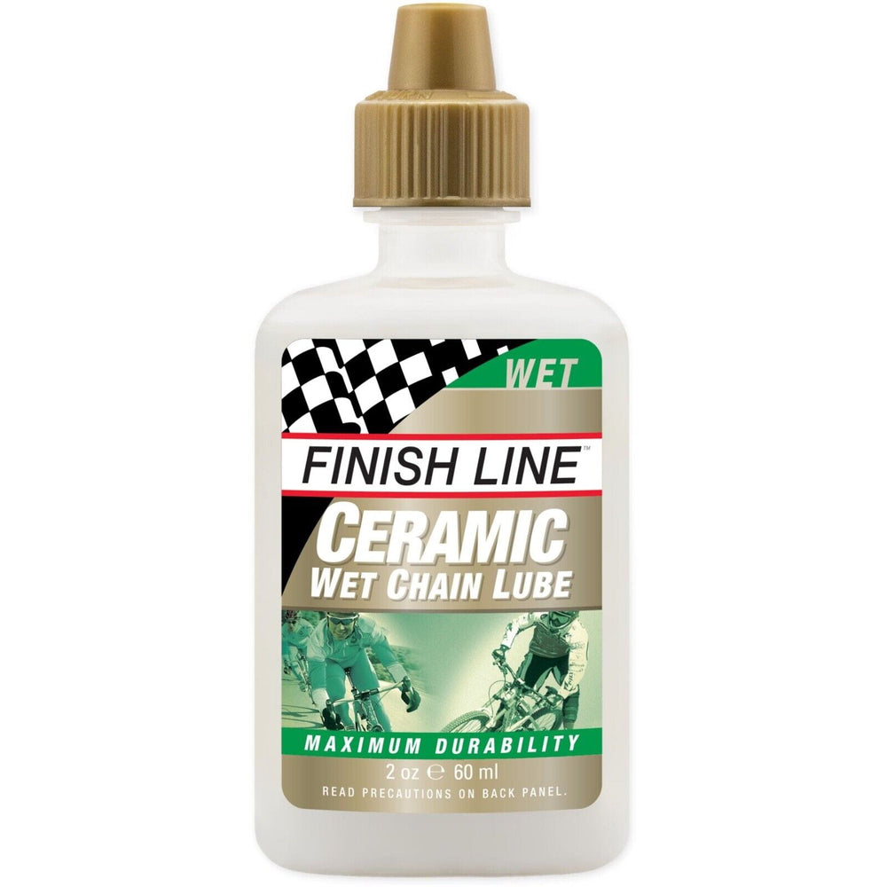 Finish Line Ceramic Bike Wet Lubricant 60ml/2oz Road MTB Cycling