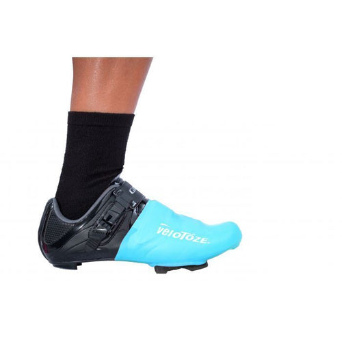 Velotoze Toe Cover for Road Bike Shoe, Lightweight, Waterproof, Asstd Colours