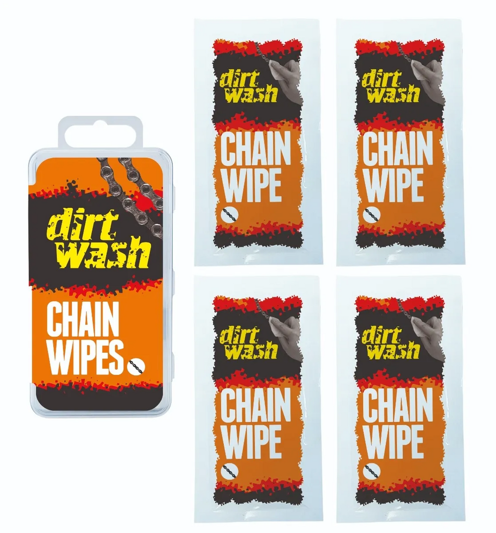 Dirt Wash Chain Wipes - Pack of 4