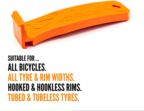 Tru-Tension Tyre Monkey Bike Tyre Lever Orange Removal and Fitting Puncture