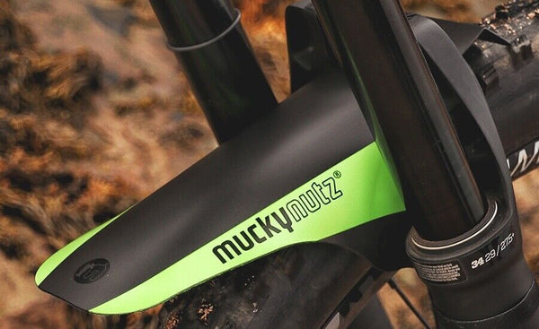 Mucky Nutz Black Face Fender V2 Mountain Bike Front Mudguard