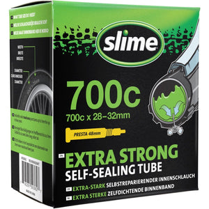 Slime Bike Inner Tube Self Sealing Various Sizes Presta and Schrader Valves