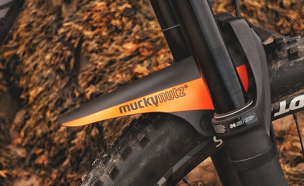 Mucky Nutz Black Face Fender V2 Mountain Bike Front Mudguard