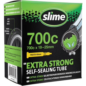 Slime Bike Inner Tube Self Sealing Various Sizes Presta and Schrader Valves