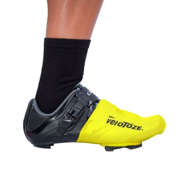 Velotoze Toe Cover for Road Bike Shoe, Lightweight, Waterproof, Asstd Colours