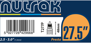 Nutrak 27.5 inch Inner Tube  x 2.5 - 3.0 48mm Presta Valve