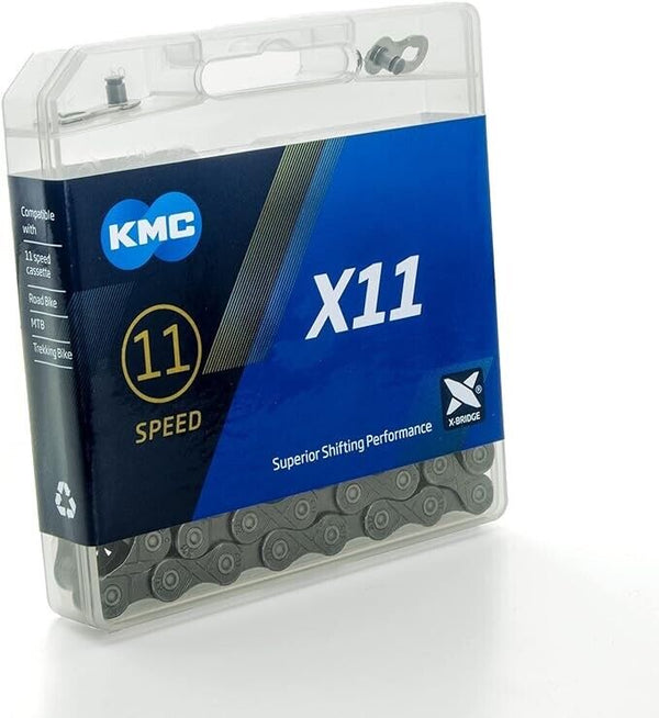 KMC X11 11 Speed Chain for MTB & Road Bike Fits all 11-speed systems 118 links