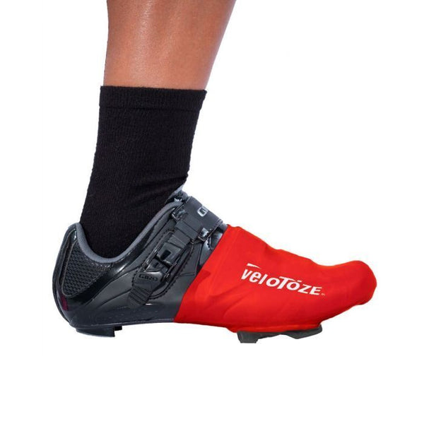 Velotoze Toe Cover for Road Bike Shoe, Lightweight, Waterproof, Asstd Colours