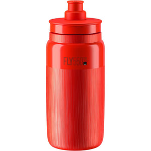 Elite Fly Tex Cycling Drinks Bottle 550ml/750ml/950ml Clear Red Black