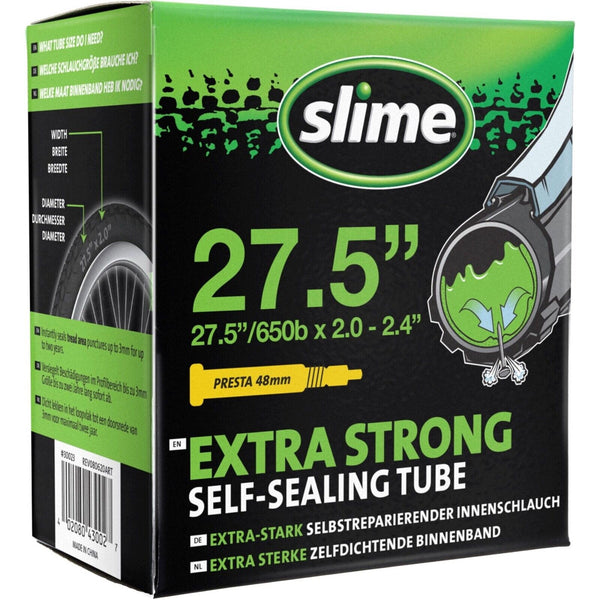 Slime Bike Inner Tube Self Sealing Various Sizes Presta and Schrader Valves